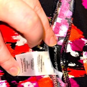 Colorful Abstract Print Dress